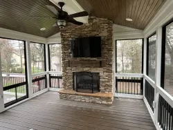 Elegant Screened Porch Design