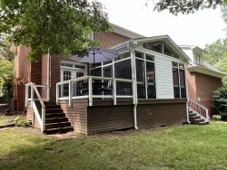 Screened Porch with Minimalist Design