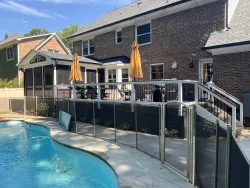 Screened Porch with Custom Flooring