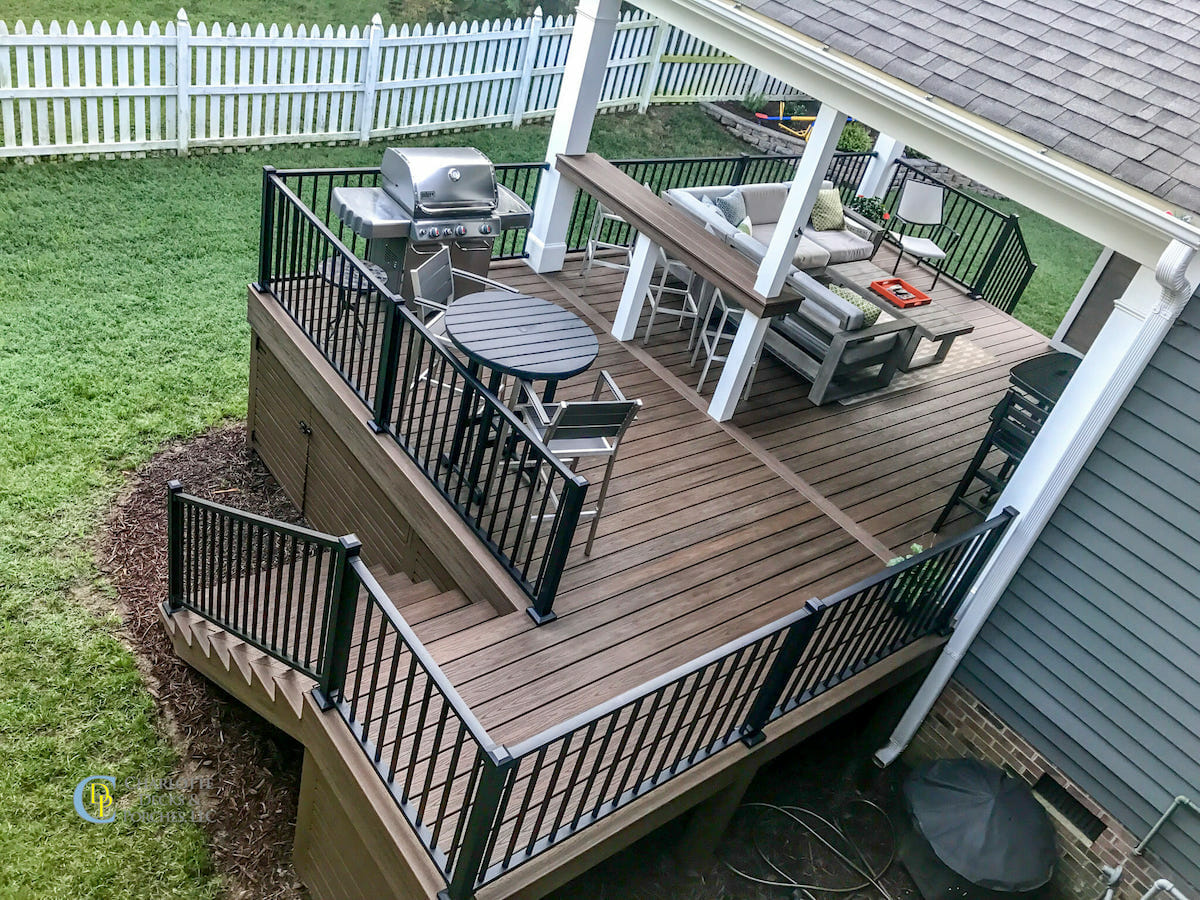 Covered Deck project in Charlotte NC