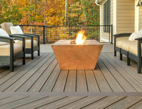 Composite Decking Material For Porch, Can I Put A Gas Fire Pit On My Trex Deck Fading
